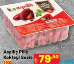 ASPİLİÇ PİLİÇ KOKTEYL SOSİS 1 KG